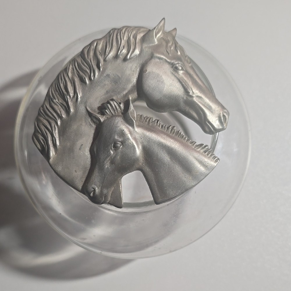 Silver Horse Head Wall Accent - Unbranded